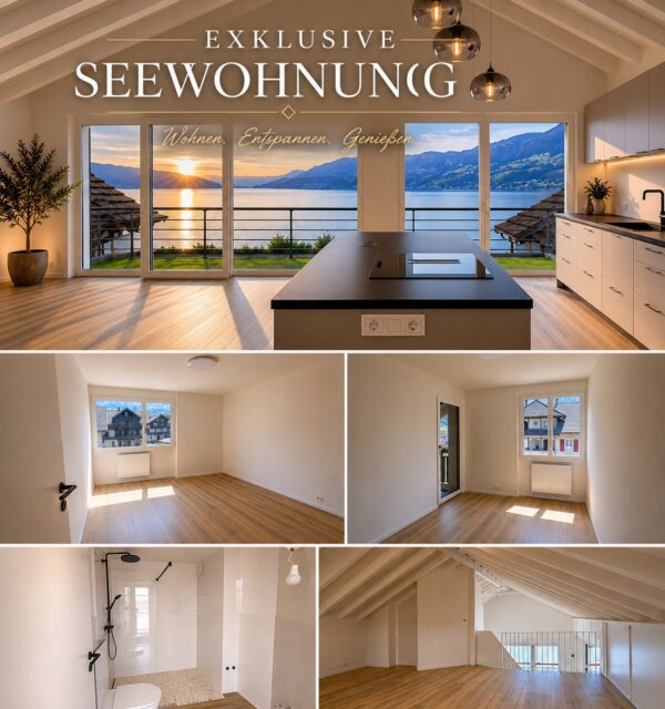 BECKENRIED – Wohnen direkt am See 🌊

Exklusive 4.5-Zimmer-Wohnung in Beckenried – direkt am See gelegen, mit beeindruckender Galerie und traumhafter Aussicht auf Wasser und Bergwelt. Stilvolles Wohnen in privilegierter Lage, wo Ruhe, Privatsphäre und höchste Lebensqualität aufeinandertreffen.

📩 Jetzt mehr erfahren.

#Beckenried #Nidwalden #LuxuryRealEstate #richardlüdi