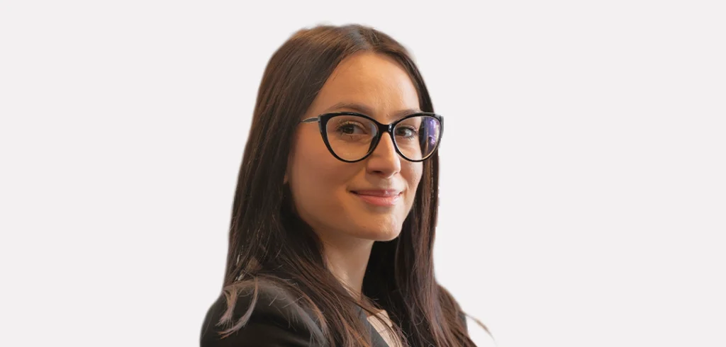 Porträt von Christine Gerber, LAGE A Immobilien in Zug