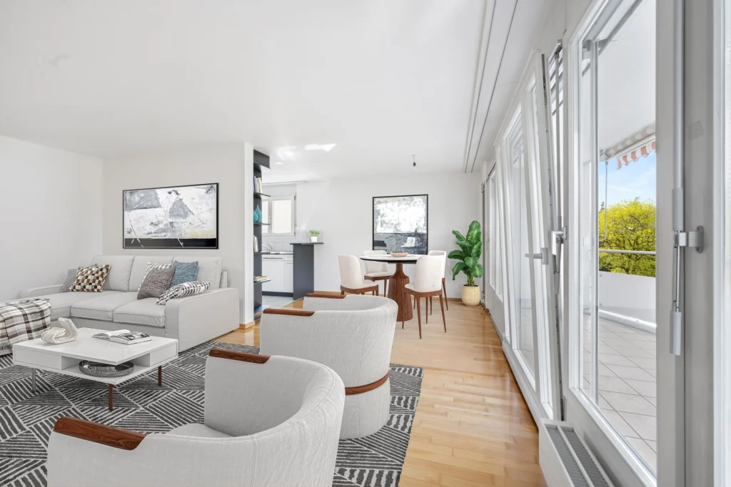 Home Staging der erfolgreich verkauften Wohnung in Steinhausen