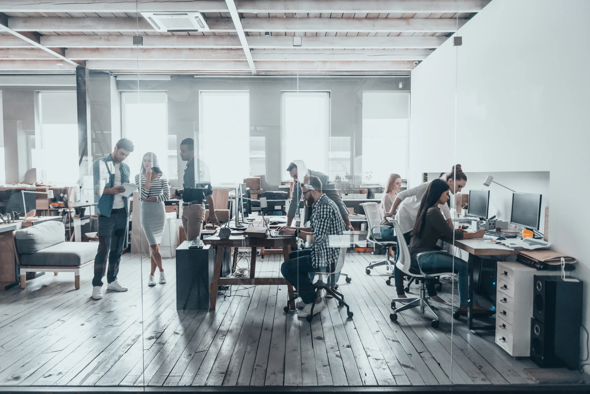 Working environment at LAGE A Immobilien – header image of the careers page